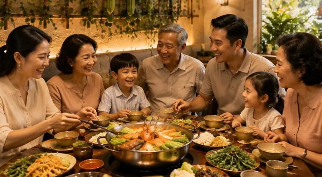 Bữa cuối tuần của gia đình
